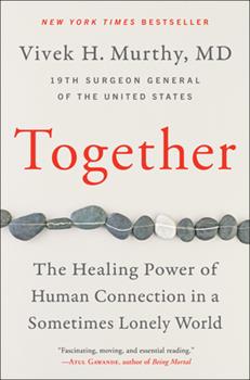 Cover art for Together. Mostly it's just words on a cream background, but there's also a string of stones lined up together.
